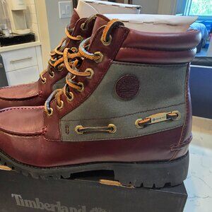 Size 8 - Authentic Handsewn 7 Eye Lug GORE-TEX Boot 'Dark Red' (Timberland) NEW